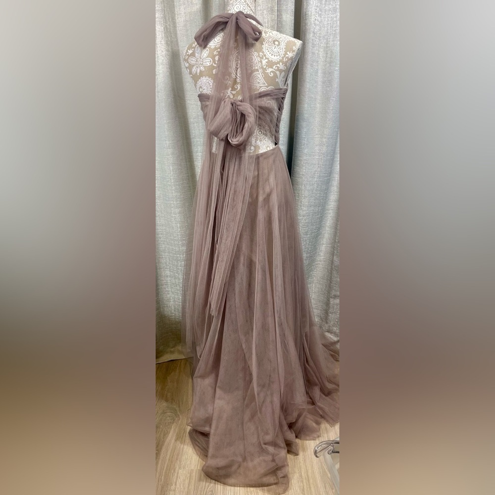 Jenny Yoo Mauve Tulle Gown Sz 6 – Bridesmaid / Formal - Picture 10 of 15